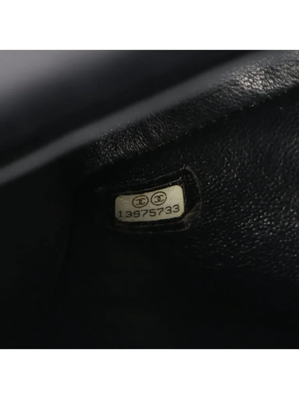 Chanel Shoulder Bag Quilted Double Flap Black Caviar Leather Chain
